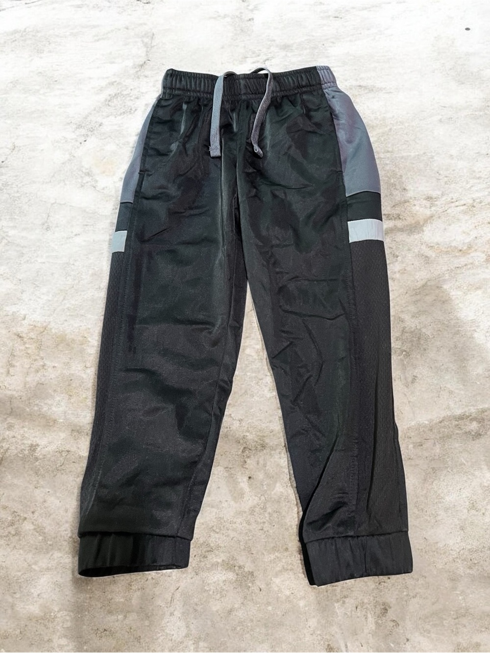 Athletic Works Black and Gray Panel Joggers